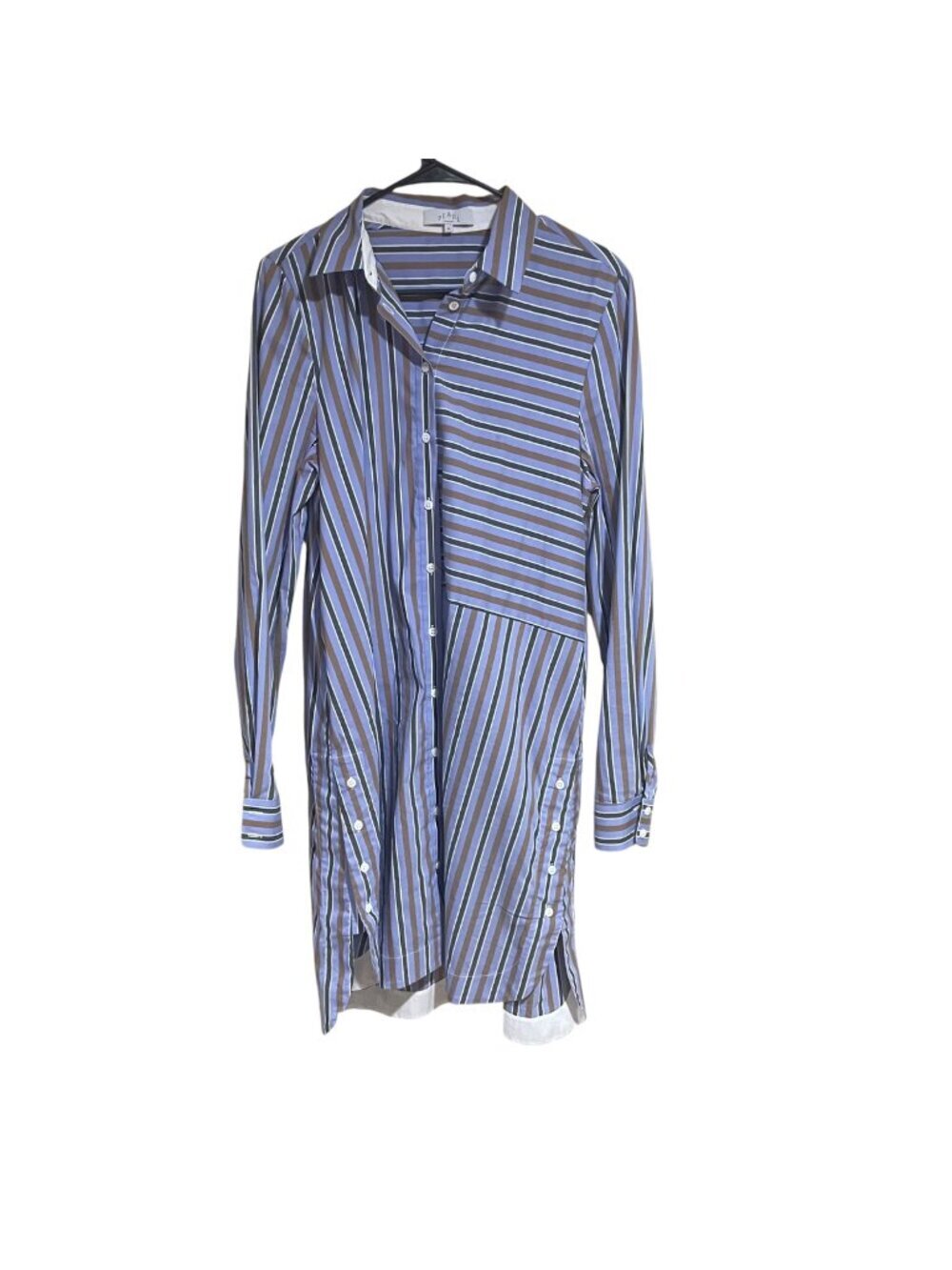 Pearl by lela rose stripped drawstring dress